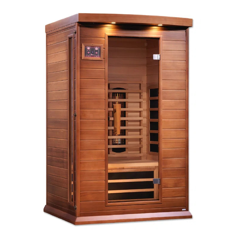 Maxxus 2 - Person Bluetooth Compatible FAR Infrared Sauna in Cedar