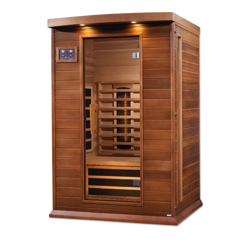 Maxxus 2 - Person Bluetooth Compatible FAR Infrared Sauna in Cedar