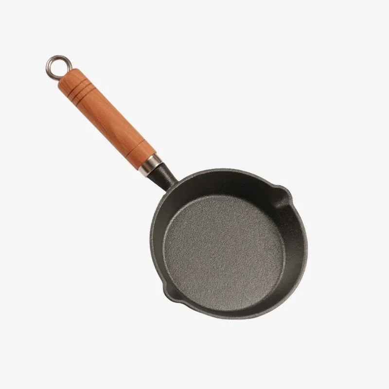 Cast Iron Mini Omelette Pan Non-Stick Omelette Dumpling Divine Hot Frying Pans Breakfast Omelette Portable Small Cooking Eggs