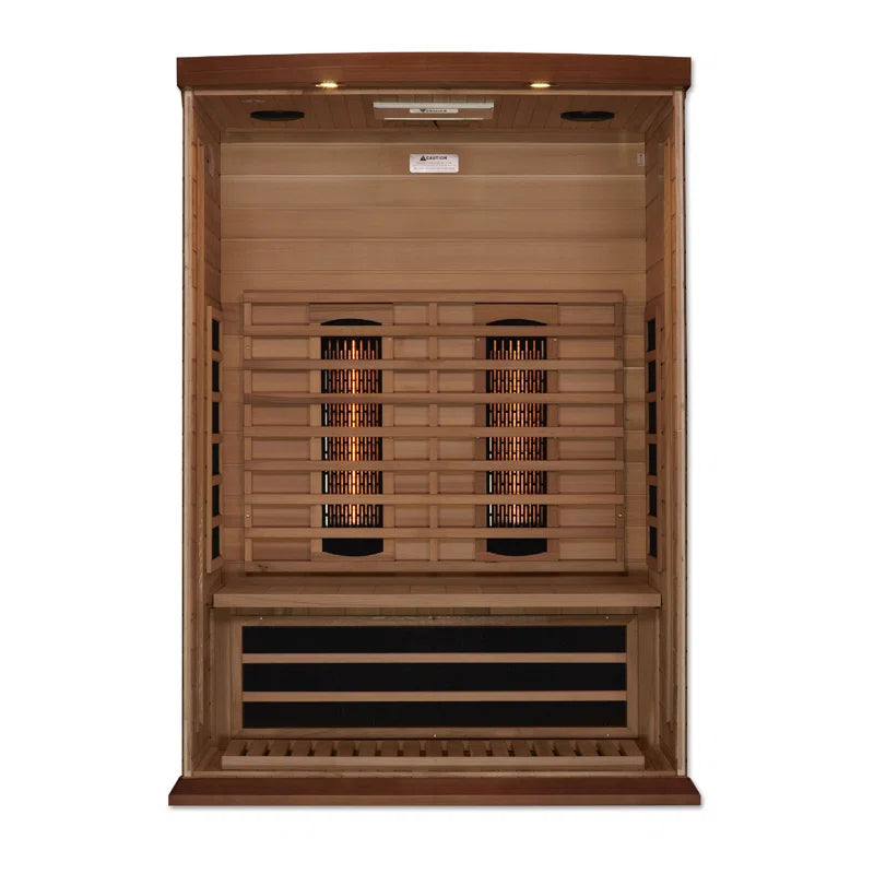 Maxxus 2 - Person Bluetooth Compatible FAR Infrared Sauna in Cedar