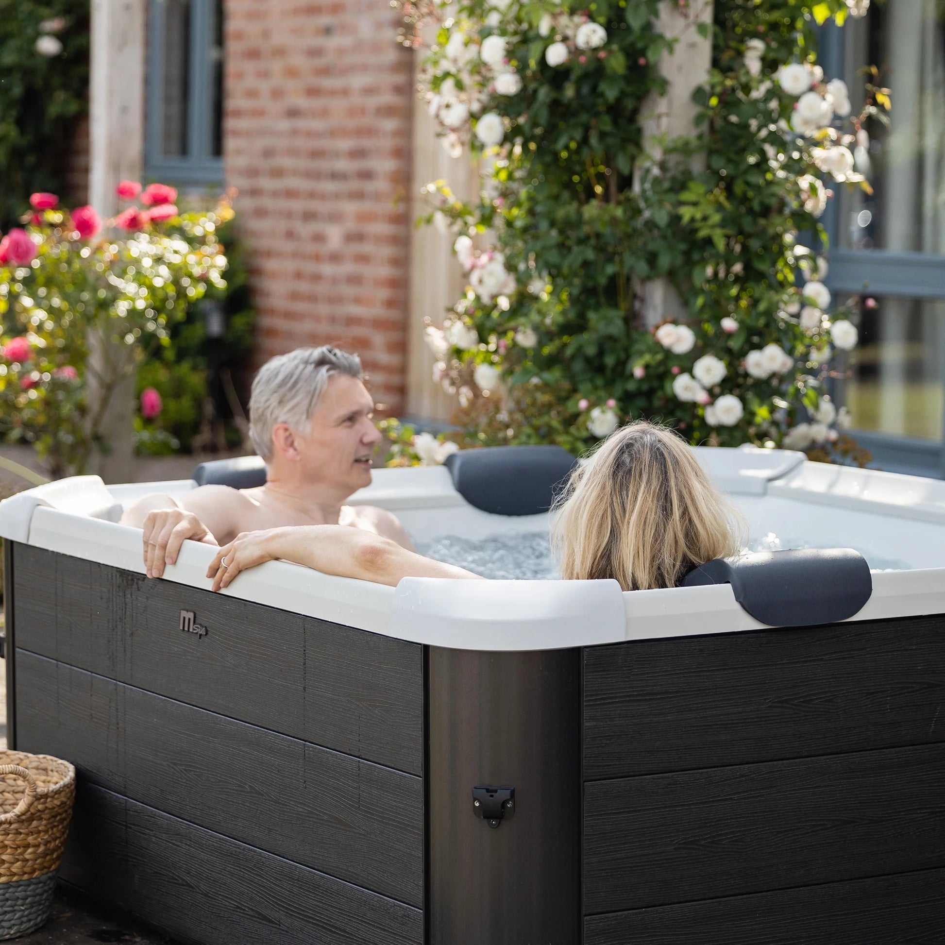 Oslo  Square Bubble Spa - Premium Hot Tub with Durable Hard Exterior & Luxurious Soft Interior