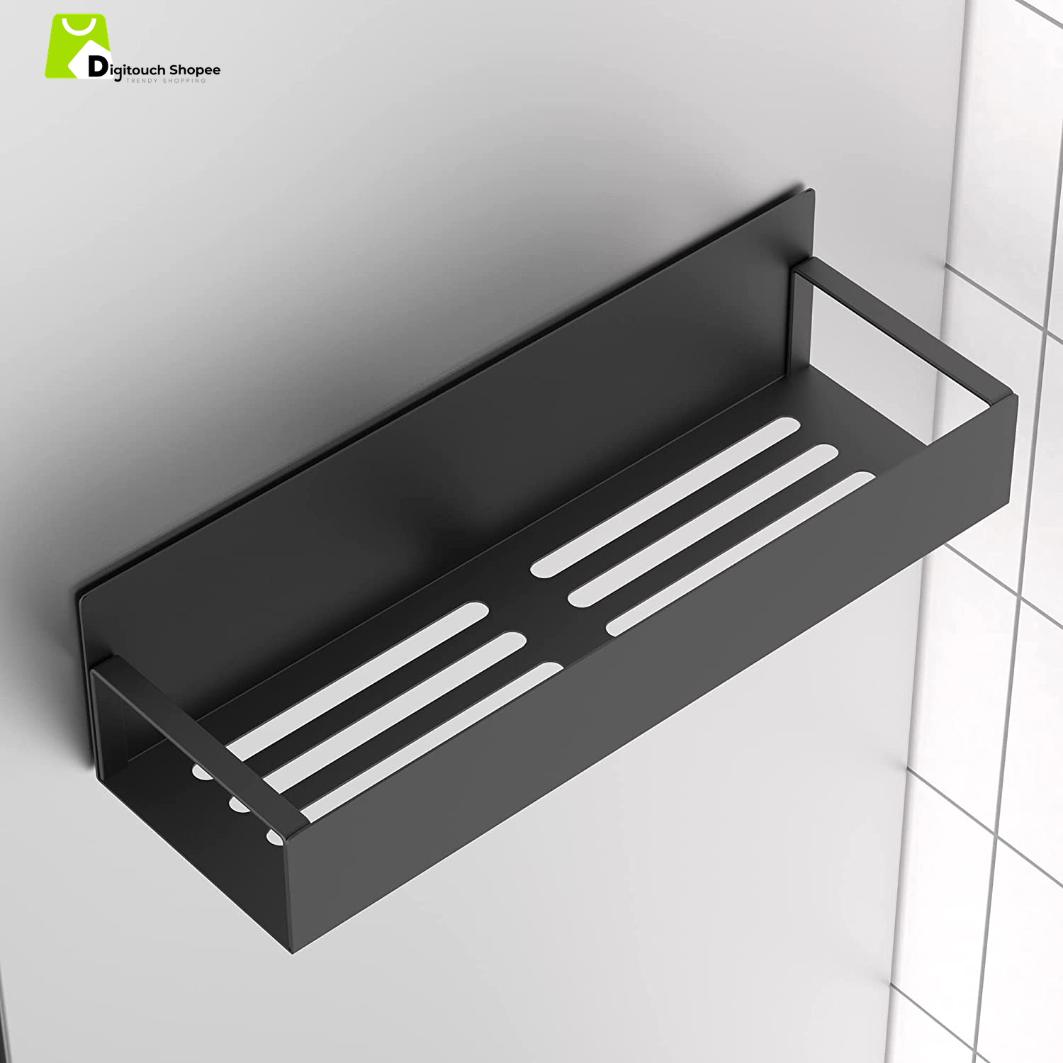 Metal 4 Pack Magnetic Spice Storage Rack Organizer for Refrigerator and Oven, Black Fridge Organizers and Storage