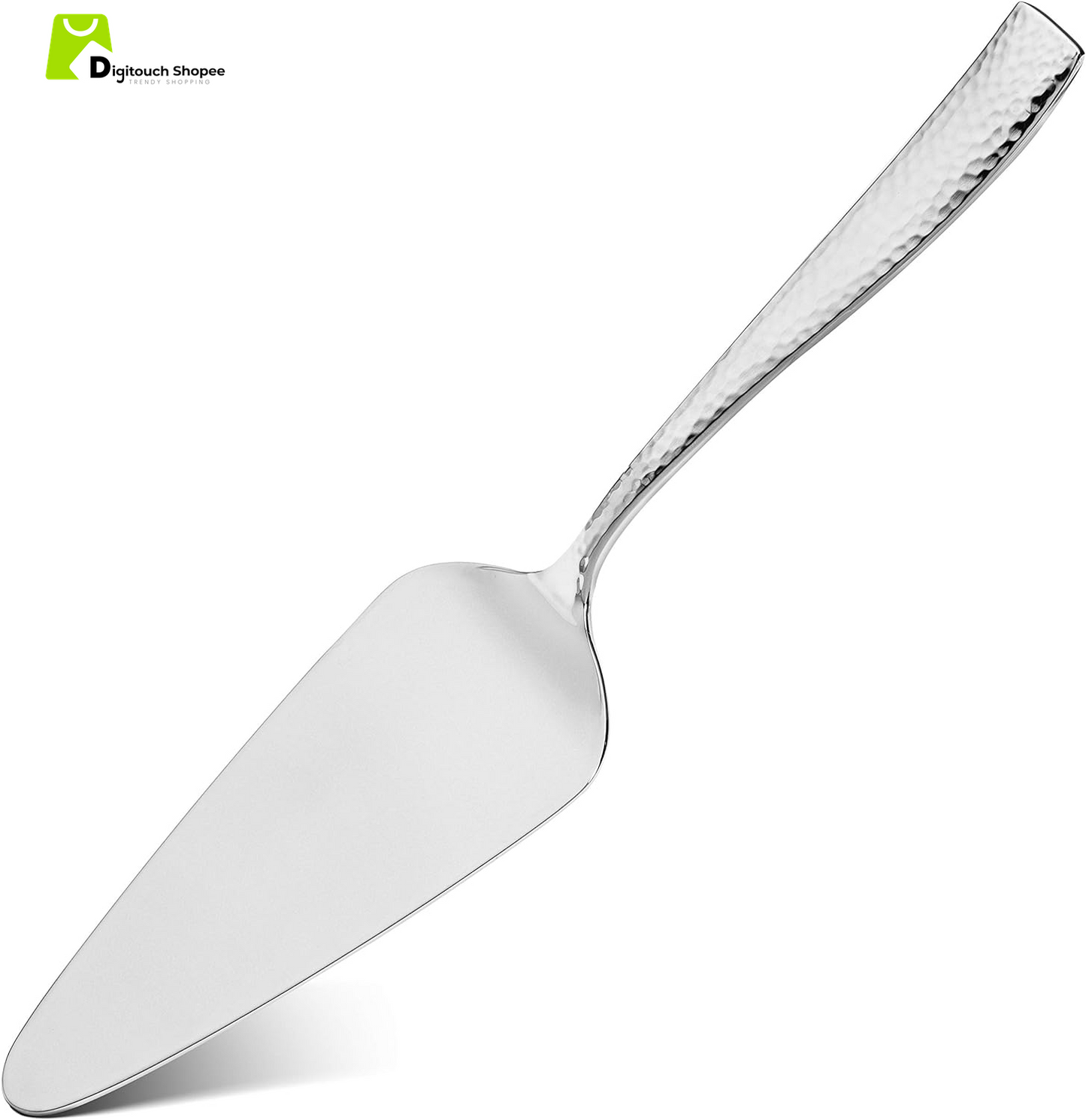 Hammered 18/10 Stainless Steel Hostess Serving Utensil Set, 8-Piece Set with Cake Knife, Cake Server and Lasagna Pie Server, Dishwasher Safe