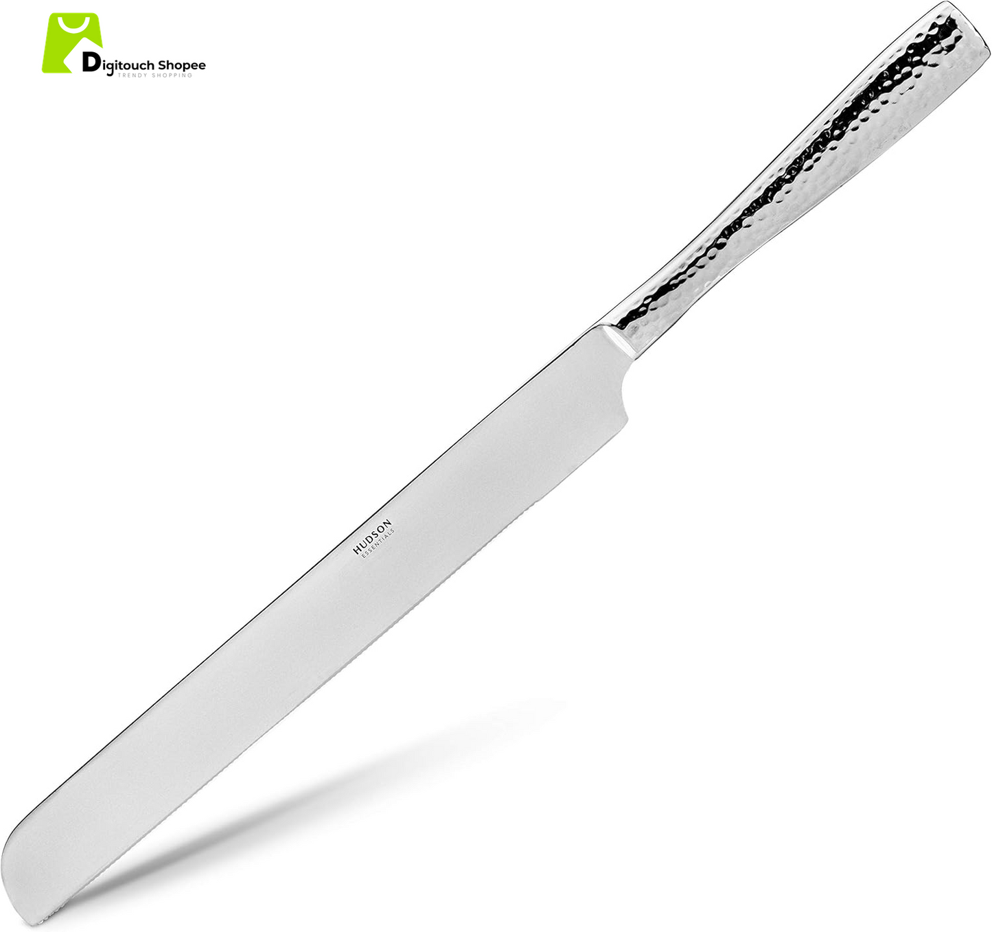 Hammered 18/10 Stainless Steel Hostess Serving Utensil Set, 8-Piece Set with Cake Knife, Cake Server and Lasagna Pie Server, Dishwasher Safe