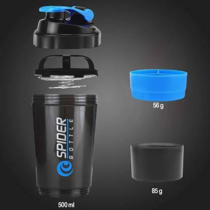Protein Shaker Bottle , With Compartment, 1Pc