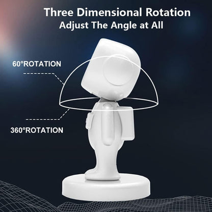 Car Dashboard Phone Holder, Astronaut Shaped Strong Magnetic Phone Holder , 360 Degree Rotating